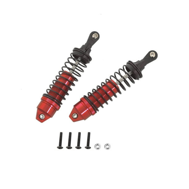2Pcs Alloy Rear Shock Absorber Oil Filled Type For Rc Car 1/10 Traxxas Slash 2WD